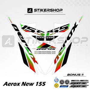 STIKER STRIPING AEROX CONNECTED - NEW GRAFIS VARIASI 007