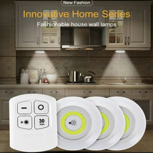 Set of 3 LED Lights with Remote Control for Versatile At-Home Lighting Control