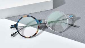 FONEX Acetate Titanium Glasses Frame Women New in Brand Design Vintage Retro Round Eyeglasses Men Japanese High-Quality Spectacles Custom Myopia Optical Prescription Eyewear 85701