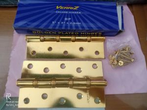 Engsel Pintu Tebal Bearing 5" inch VERRIZ / Engsel Pintu / Engsel Jendela Chrome Gold