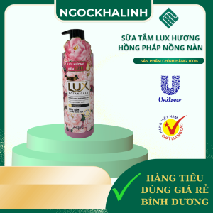 Sữa tắm Lux hương hồng Pháp nồng nàn chai 570G