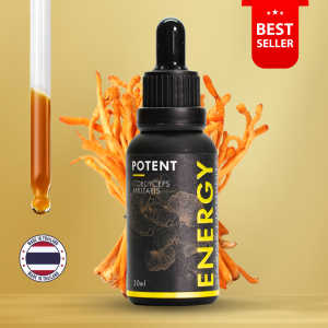 POTENT: Cordyceps Mushroom | Tincture | 100% Pure Fruiting Body | Energy Endurance & Immunity | Dual Extract |  Sugar & Alcohol free | 1 Month Supply