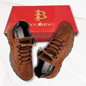 Sepatu Keren untuk Jalan-jalan: Bosindo Sepatu Kulit PU Premium