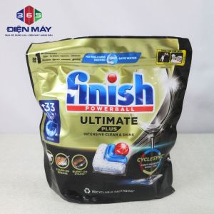 Finish Ultimate Plus – Viên rửa bát máy – Sạch sâu – Khử mùi – Không cặn – Giao nhanh - Bảo vệ tối ưu - Công nghệ PowerBall - An toàn cho sức khỏe