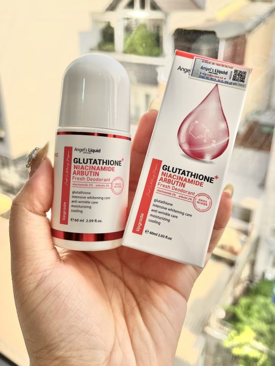 ln kh mi glutathione Nch Angel's Liquid M Thm, Dng Sng Mt Lnh 60ml Ln Kh Mi Dng Trng