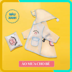 Áo Mưa Cho Bé- Chất Liệu EVA Cao Cấp- Hình Ảnh Siêu Cute- Mẫu Mới