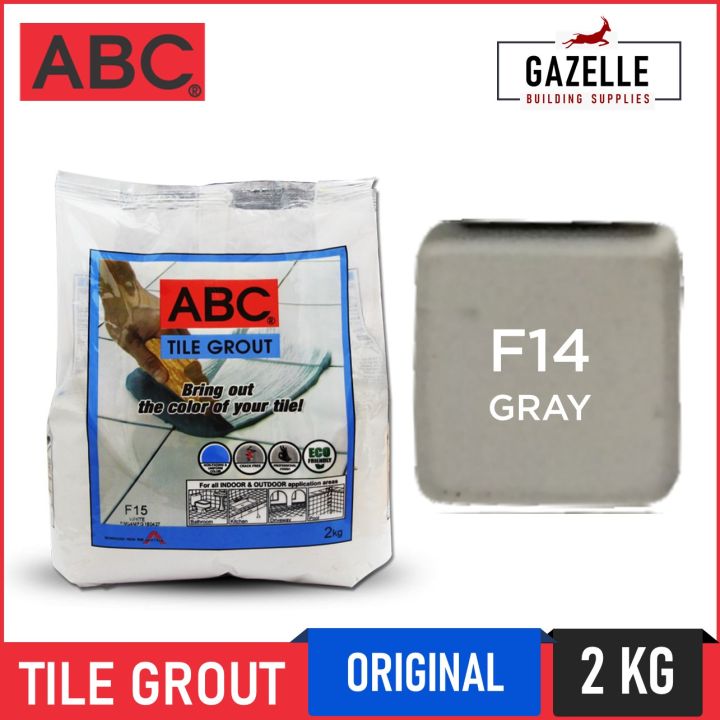ABC Tile Grout Original Bonding Solution 2kg -  Gray F14