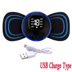 Electric Neck Massager Portable Cervical Massage Patch Body Pain Relief Massage Device