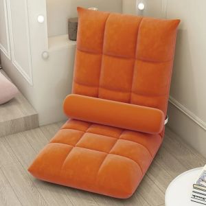 【Free Shipping】Foldable Lazy Sofa Single Folding Recliner Chair Adjustable Bed Back Support Sturdy Strong Durable By Home Genie