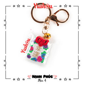 Móc Khóa Yushou Tình Yêu Hạnh Phúc - Mẫu 4 (Kiểu Omamori) Có sẵn