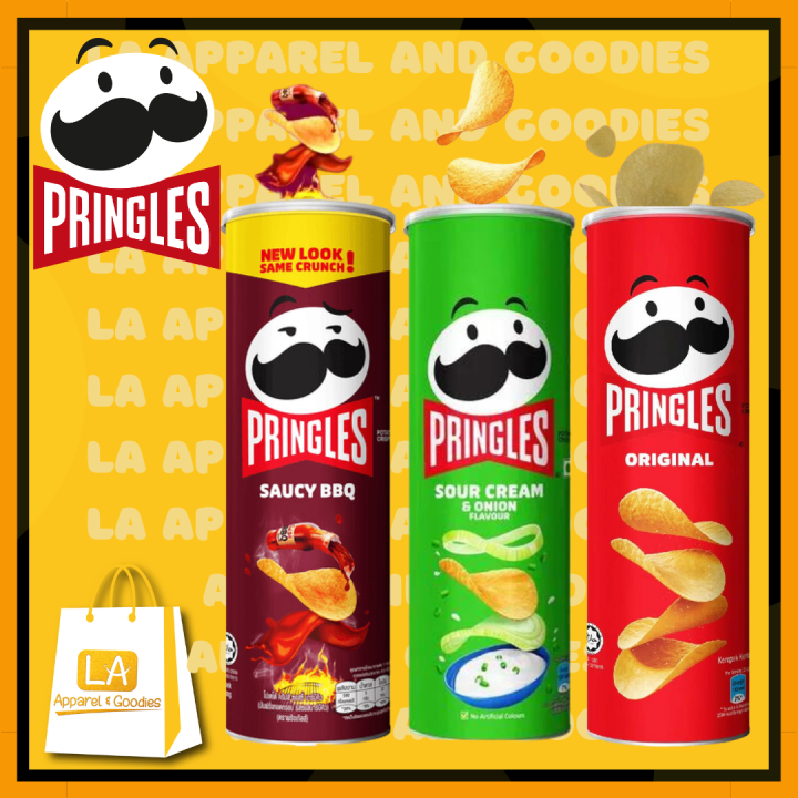 Pringles Original, sour cream & onion, Saucy BBQ | Lazada PH