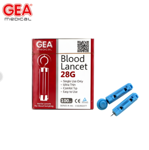 Jarum Blood Lancet Sterile GEA 28G isi 100 pcs