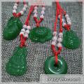 Heabety  {dây chuyền phật} Phật trắng ngọc tay dệt mặt dây chuyền vòng cổ Lotus guanyin Phật Long cuộc sống khóa mặt dây chuyền may mắn Vòng cổ. 