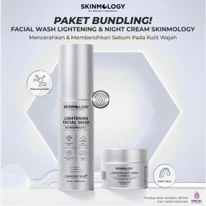 Benings Skincare Paket Duo Ceramide untuk Kulit Normal/Komedo - Pelembab & Booster Wajah Mencerdaskan BPOM
