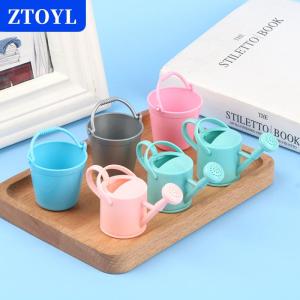 [COD]🔥🔥🔥ZTOYL 1Set Dollhouse Miniature Bucket Watering Can Plant Watering Garden Tool Decor