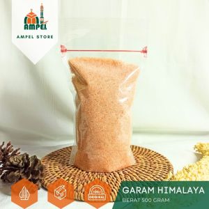Garam Himalaya 500Gr Murni Pink Lava Organik Himalayan Salt Untuk Diet