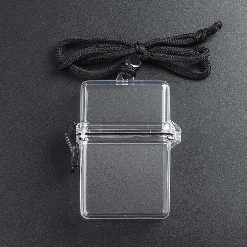 ❤️【Same Day Delivery】【Waterproof】Scuba Diving Kayaking Waterproof Dry Box  Container Case & Rope Clip For Money ID Cards License Keys Gear  Accessories