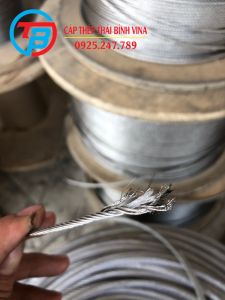 10 mét Dây Cáp inox 304 hàng xịn Dây phơi không han rỉdây cáp tời chịu tải chịu lực 5 ly 4 ly 3ly