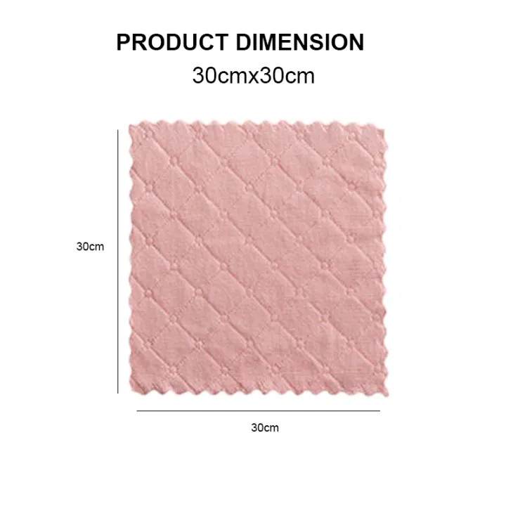 New Design Reusable Kitchen Towels Kitchen Rag Cleaning Cloth Kain Lap ...