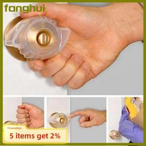 fanghui ที่ครอบกันฝุ่นลูกบิดประตูเรืองแสงใหม่มือจับประตูที่กั้นกันชน