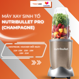 Nutribullet máy xay sinh tố NB 201 Pro - Công suất 900W. Quà tặng: Máy sấy tóc