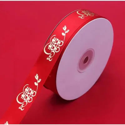 《现货》烫金喜字缎带 结婚喜彩带结婚丝带(1米)chinese double happiness red sarin ribbon WEDDING