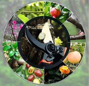 Pruning Shears for Gardening Shears Heavy Duty Cutting Shears Garden Hedge Clippers Rose Pruning Shears Hand Clippers Gardening Red Black with 11 in 1 Multifunction Card Tool Stainless Steel Christmas Decoration Gift