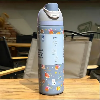 SG【100% Authentic]】Owala FreeSip 24oz 32oz Insulated Stainless Steel SportsWater Bottle with Straw BPA-Free