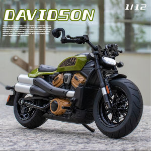 1:12 Scale Harley Davidson Sportster S Alloy Motorcycle Model Diecast Car Light Car Lovers Collection Kids Birthday Gift Metal Boys Toys