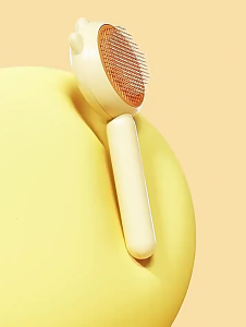 Pet Deshedding Brush With SelfCleaning Function Colorful Comb For Dog Cats Efficient Hair Remover for Various Pet
