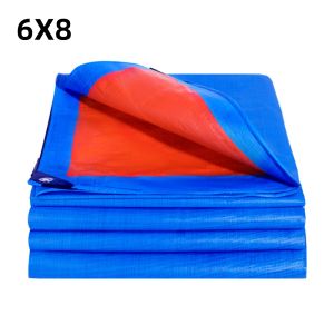 ผ้าใบPE (พร้อมส่ง*) **แถมเชือก** ผ้าคลุมรถ ผ้าเต้น ผ้าใบกันฝน  ผ้าใบกันแดดกันฝน  ผ้าใบ PE ผ้าใบกันแดด(มีตาไก่) ขนาด 2X2M 2X3M 2X4M 3X4M 3X5M 4X5M 5X6M 6X8M ขายดี