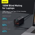 Baseus GaN 100W 65W Bộ Sạc Để Bàn Sạc Nhanh 4.0 QC 3.0 PD USB-C Type C Sạc Nhanh USB Cho MacBook Samsung iPhone Máy Tính Xách Tay. 