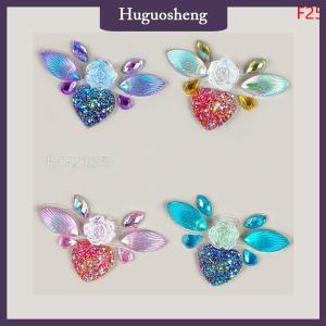 [huguosheng] 3D Face Tattoo Jewels Stickers Shiny Face Decoration Sticker Body Art Decoration Stage Makeup Decoration Tool