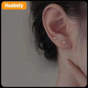 【2-3 ngày giao hàng】 1 cặp thời trang hợp thời trang mini Zircon Stud Bông tai cho phụ nữ cô gái hàng ngày hình học Bông tai nhỏ tai xương Nail trang sức phụ kiện