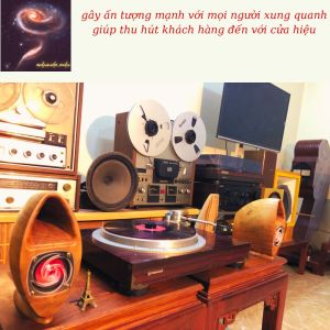 "[SALE SỐC]" Loa gỗ nghệ thuật cao cấp: Andromeda Spiral Sound - Âm Thanh Xoáy Ốc Vòng xoắn tạo hóacội nguồn âm thanh