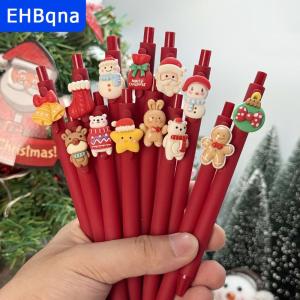 [COD] EHBqna SPORTS ปากกาเจลรูปคริสต์มาส5ชิ้นรางวัลสำหรับนักเรียนปากกาเจลรูปการ์ตูนต้นคริสต์มาสซานตาคลอสมนุษย์หิมะของขวัญเครื่องเขียนสำหรับนักเรียนที่สร้างสรรค์