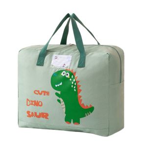 ZYJC Cartoon Kindergarten Quilt Storage Bag Oxford Cloth Handheld Children Quilt Finishing Bag Cute Space Saving Moving Packing Bag for Home