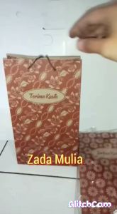 Paper bag tas kertas batik ukuran 15x7x24 cm 12 pcs  tas kado