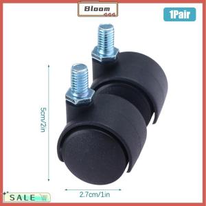 Follow Get New[Bloom Z] 1Pair 1inch Universal Wheel Swivel Caster Roller Wheel Furniture Office Chair Caster With Brake For Luggage Accessories