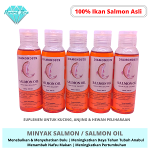 MINYAK SALMON SALMON OIL 100 ML UNTUK KUCING ANJING DAN HEWAN PELIHARAAN / MINYAK MENEBALKAN