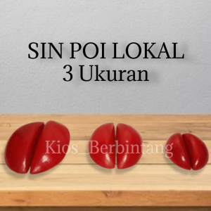 Sin Poi Sinpoi Sembahyang Lokal Warna Merah 3 Ukuran