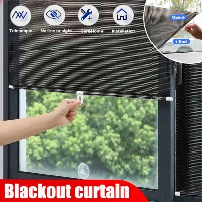 Tirai Penahan Sinar Matahari Sunshade Roller Blind Curtain