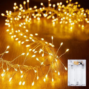 Christmas decorations 2024 String Light Xmas Tree Hanging Ornament Christmas supplies For DIY Wreath Home Weeding Indoor Outdoor h2610
