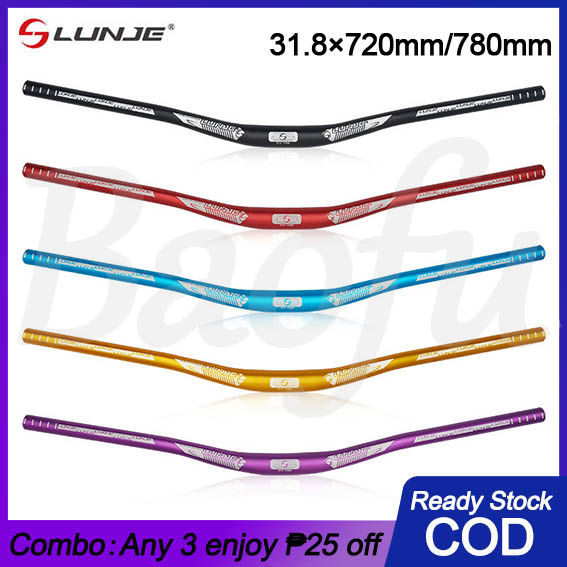 LUNJE Aluminum Alloy Bike Handlebar Mountain Bicycle Handlebar DH  Handlebar Riser Lazada PH