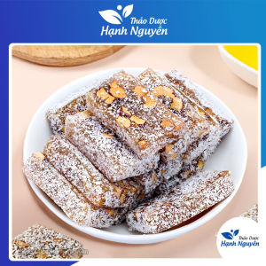 Kẹo gừng táo đỏ 1kg bánh gừng táo đỏ đường nâu cay thơm dẻo ít đường phủ dừa non ăn vặt