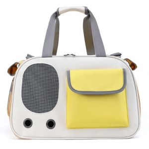 CHUN053634 Large-capacity Cat Bag Breathable Foldable Pet Shoulder Bag  Portable Cat Handbag Pet Supplies