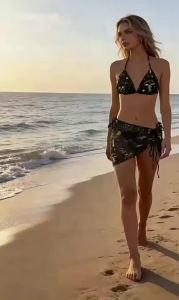 2026 Hot Sale [ Shipped from China ] New bikini swimsuit for women beach and hot spring swimwear beautiful back design summer pool party womens bikini set B3