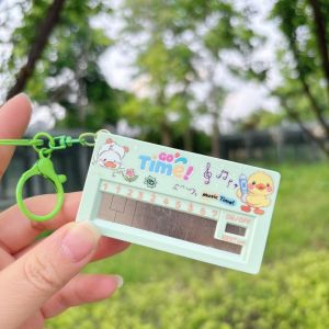 UTOPUS Động vật hoạt hình Móc khóa đàn piano điện tử Nhiều màu sắc Thiết kế móc khóa dây chuyền móc khóa Dễ thương với thanh cảm ứng dây túi xách Quà tặng