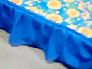 CLEOPATRA WOODEN SOFA COVER WITH ALL AROUND LACE 22X75 INCH N