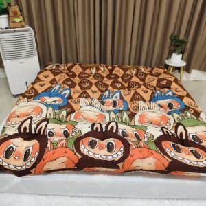 ท็อปเปอร์ลูกฟูกนุ่มพิเศษ 8 นิ้ว ลายการ์ตูน ขนาด 3.5/5/6 ฟุต พร้อมส่ง